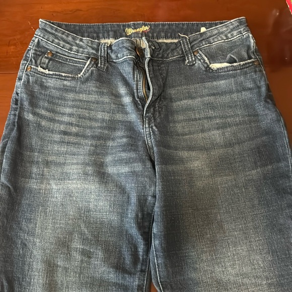 Wrangler trouser size13x34 very little distressing on front pockets and hem - Picture 1 of 3